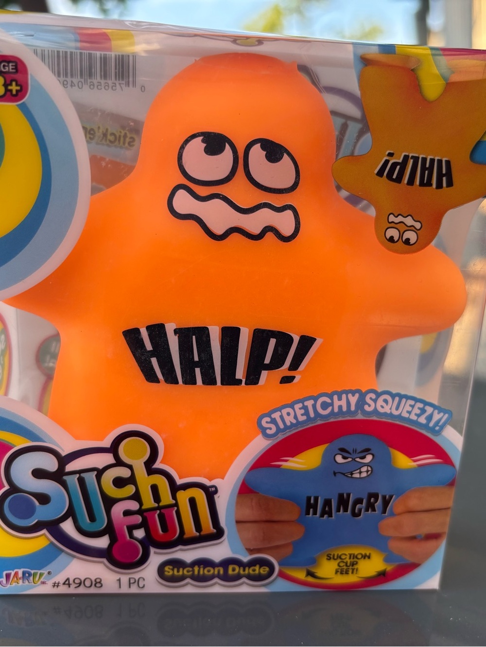 Jaru Such Fun Stretchy Squeezy Orange Halp